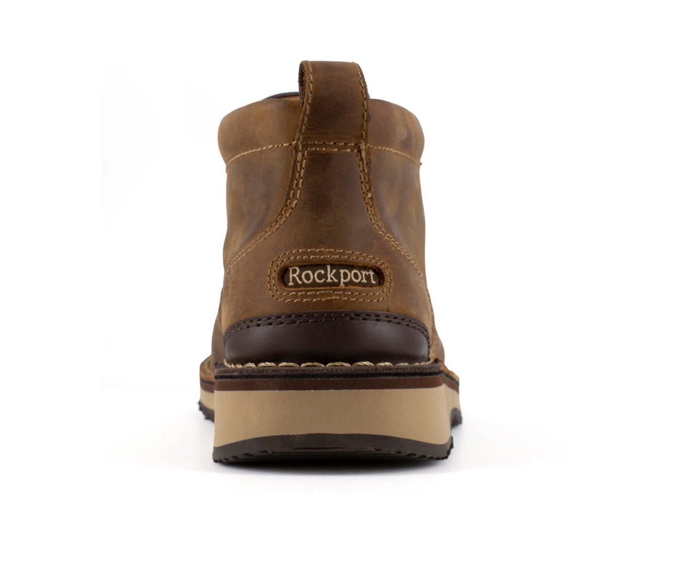 Men's Rockport Works Prestige Point Steel Toe Work Boots Product Image