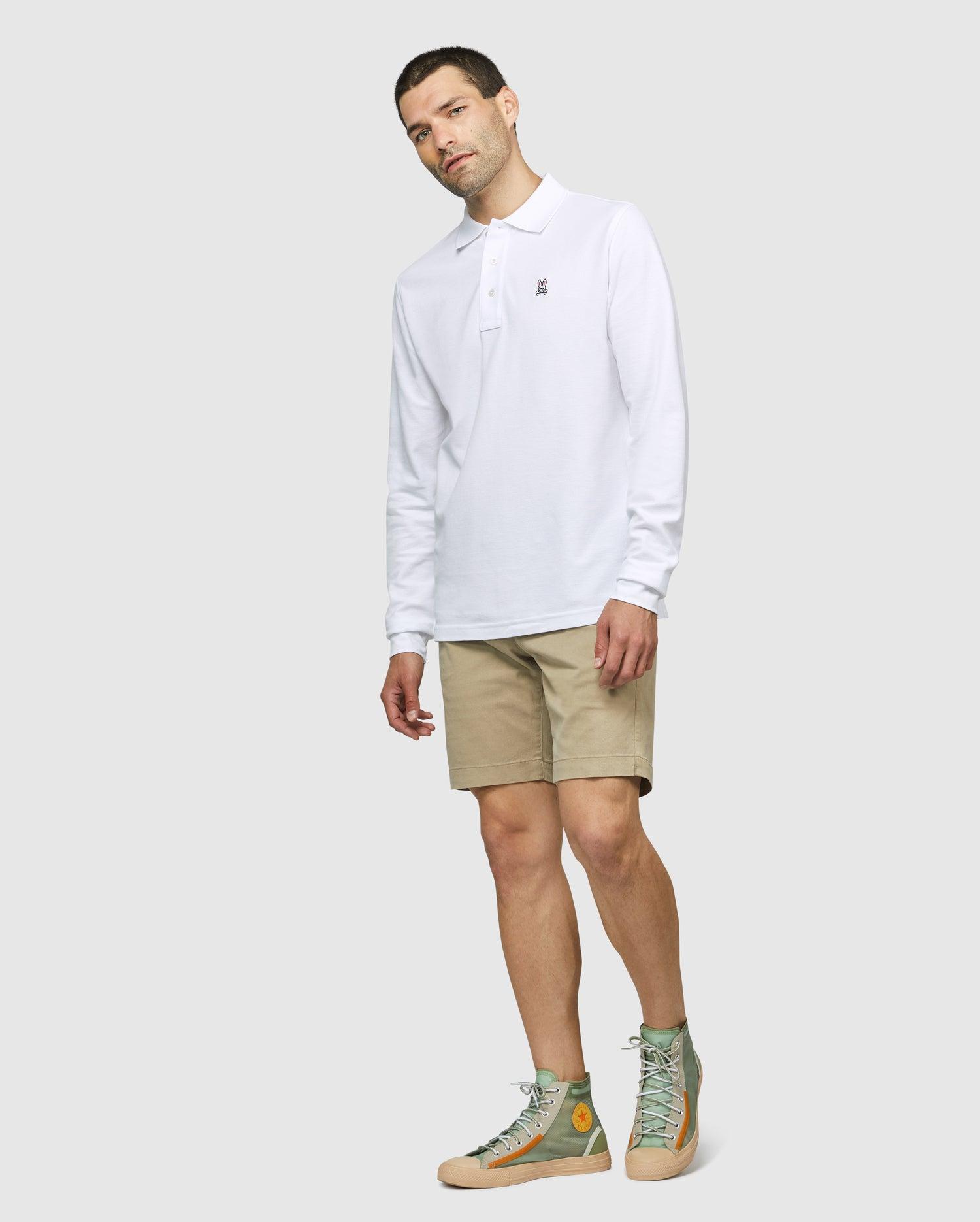 MENS LONG SLEEVE CLASSIC POLO - B6M658ARPC Product Image