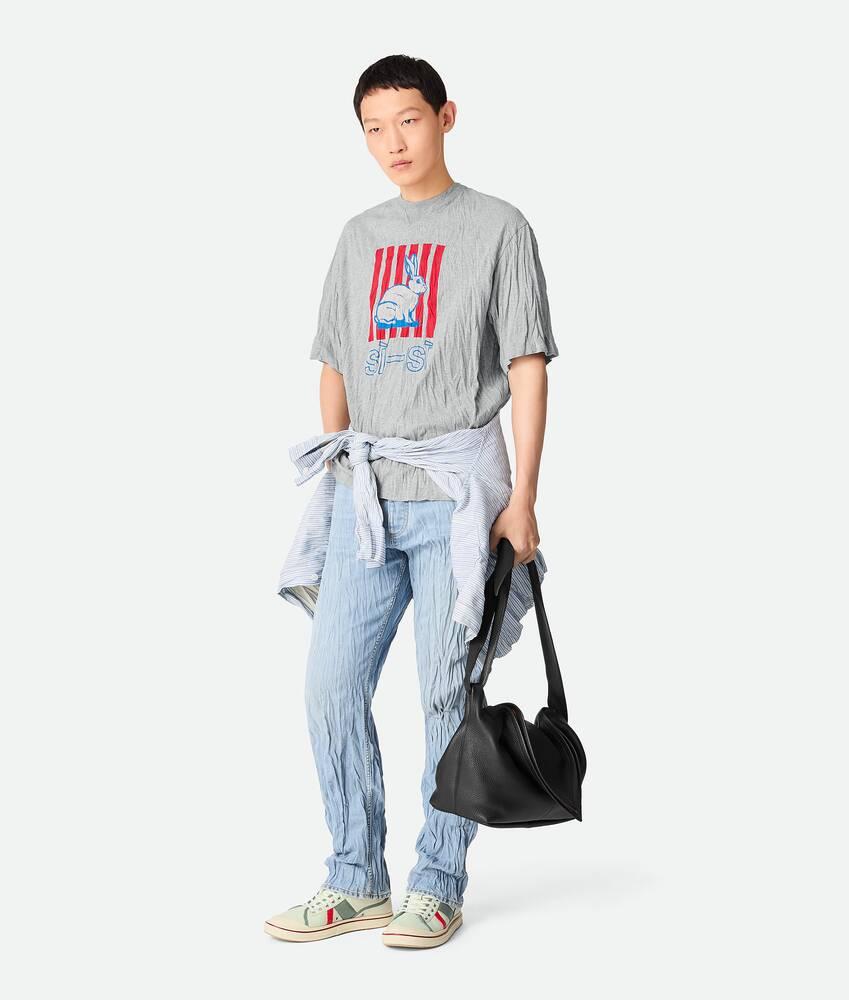 Men's Crushed Jeans in Light blue Product Image