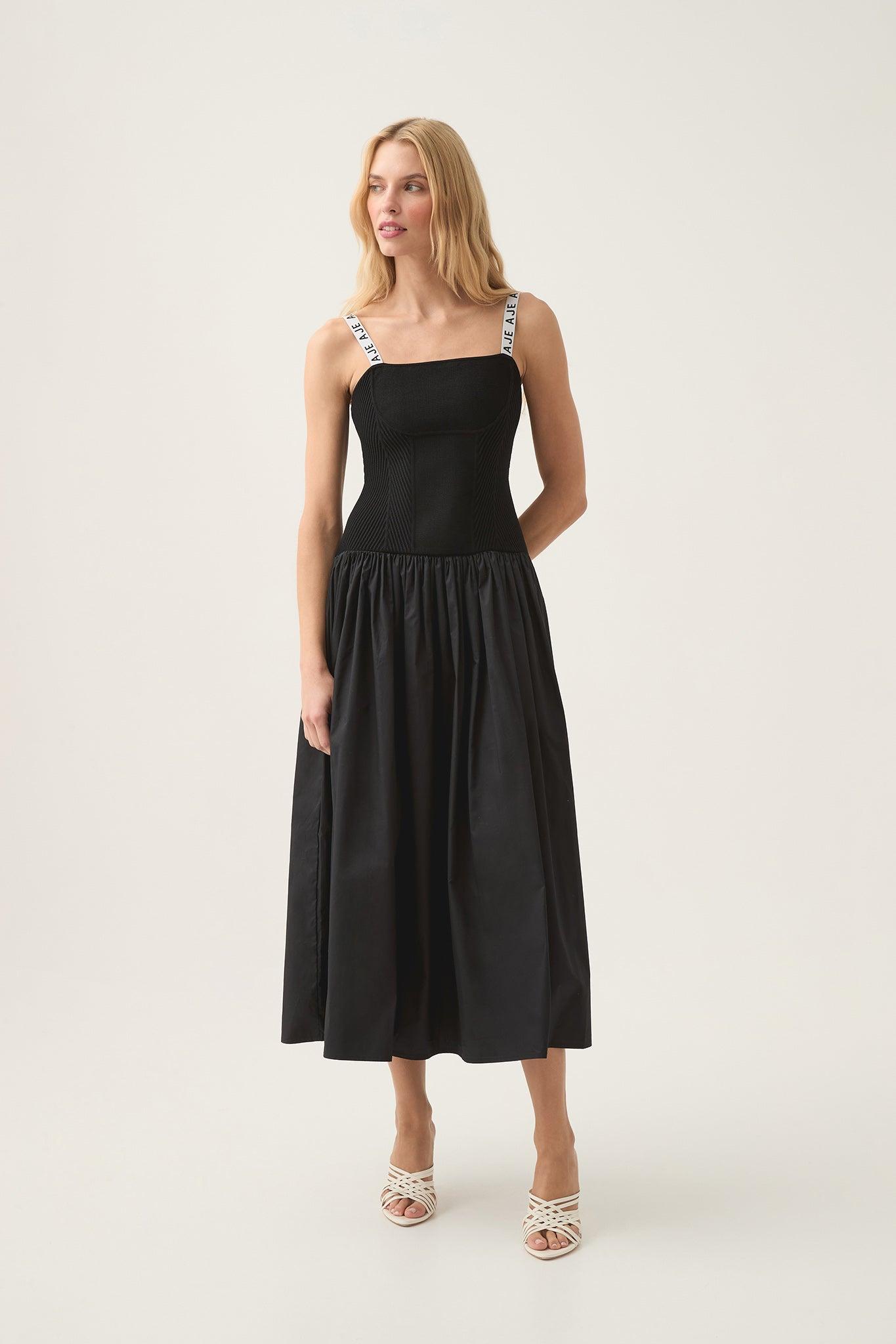 Aura Denim Mini Dress Product Image