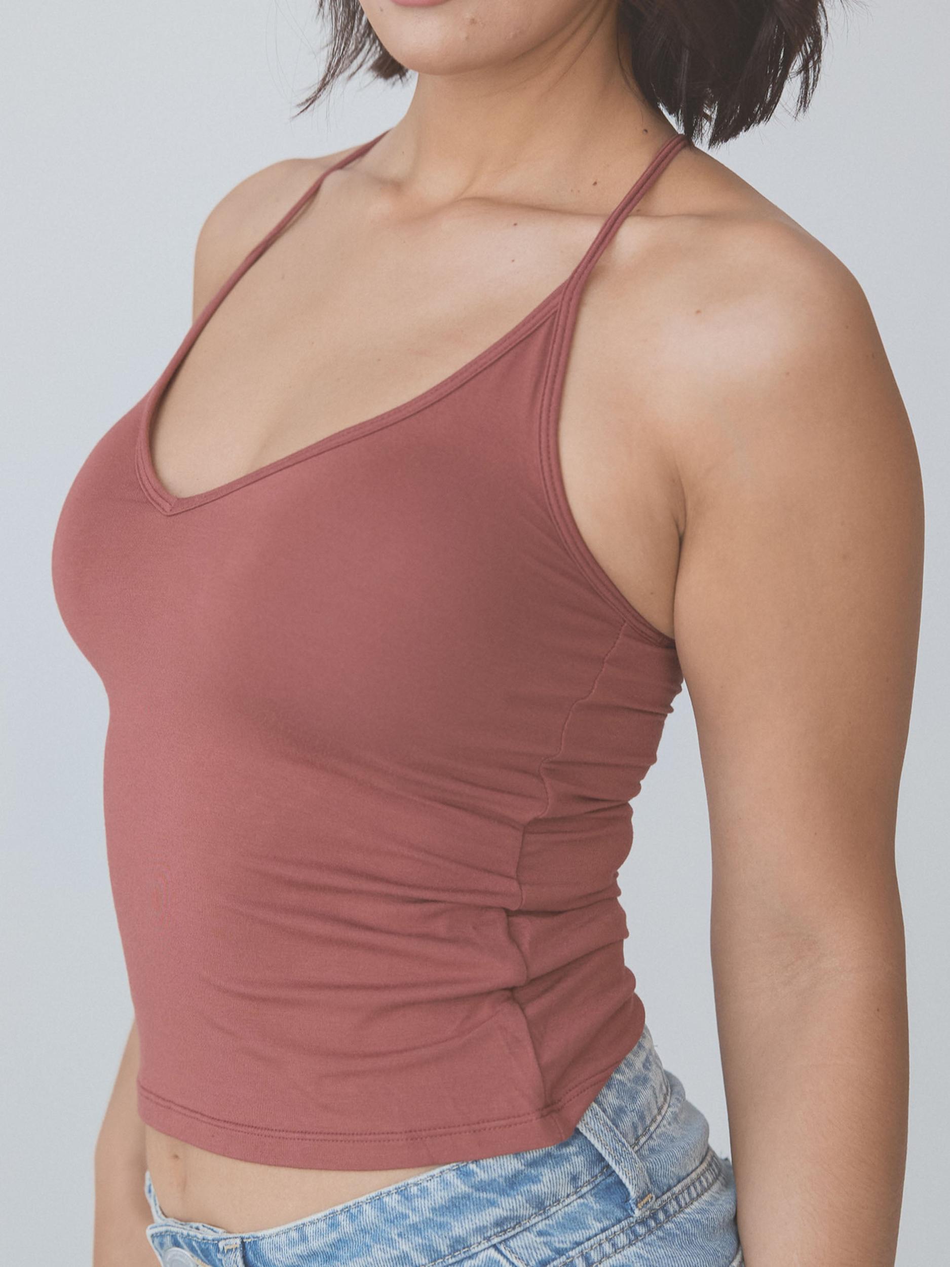 Strappy V-Neck Racerback Product Image