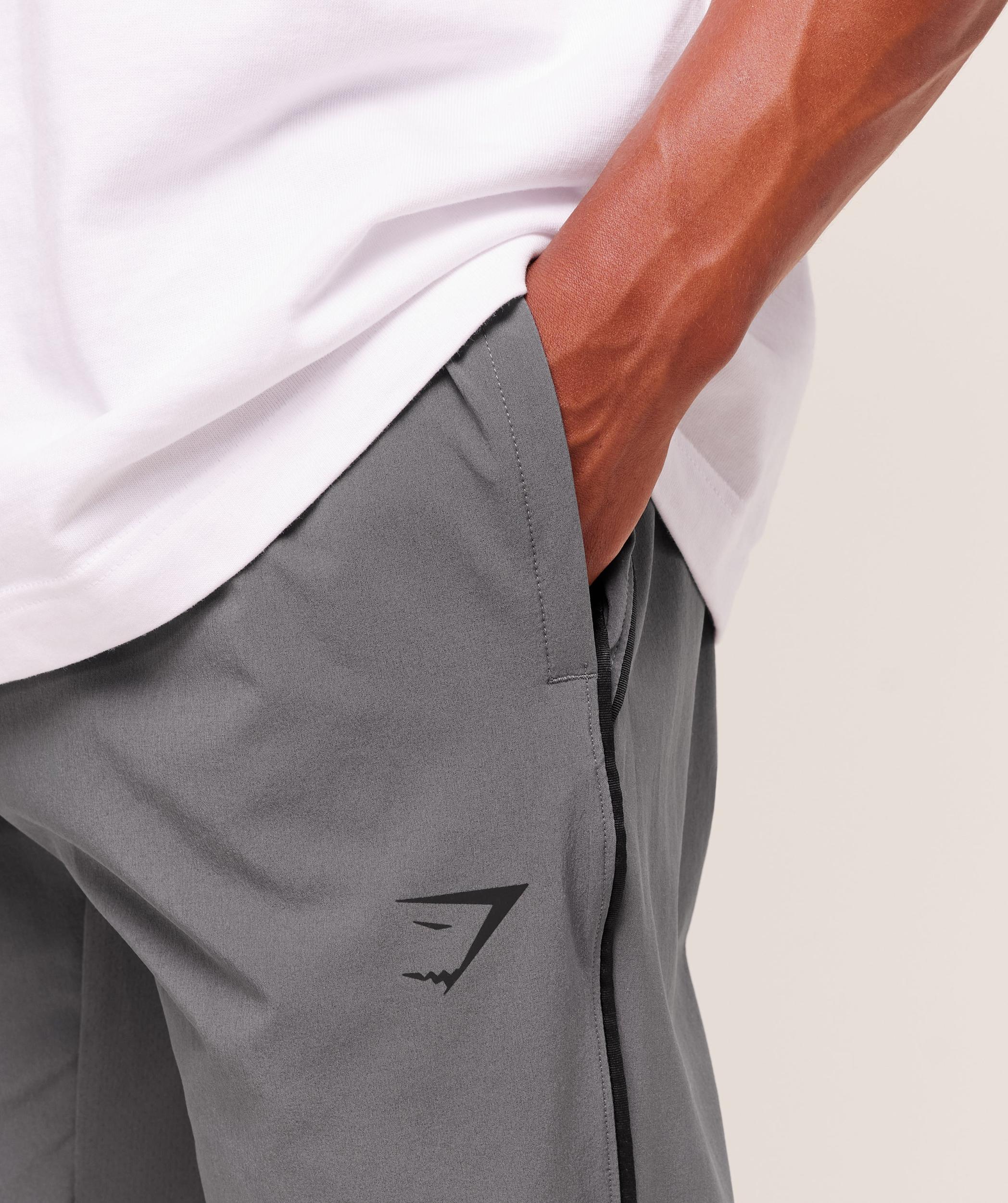 Gymshark Arrival Woven Block Joggers - Dark Grey Male Product Image