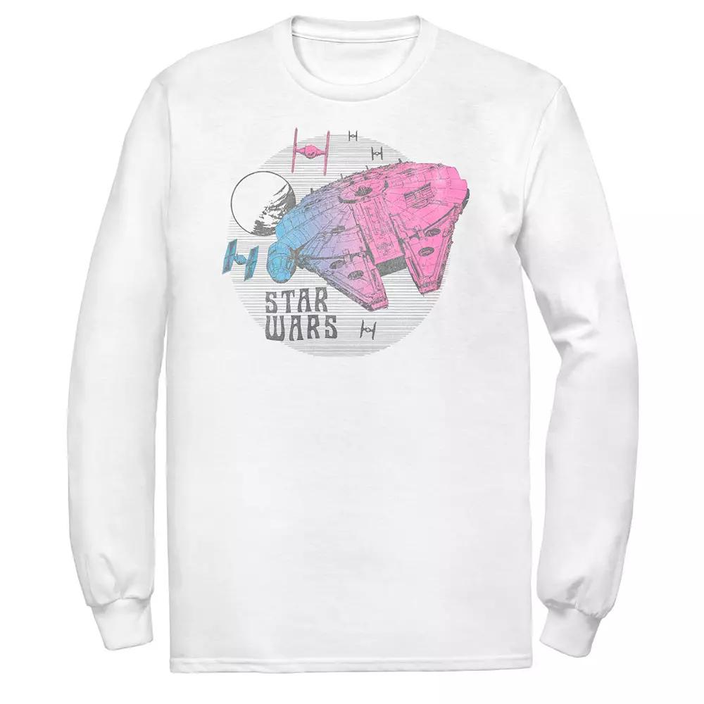 Men's Star Wars The Rise of Skywalker Ombre Millennium Falcon Tee,  Product Image