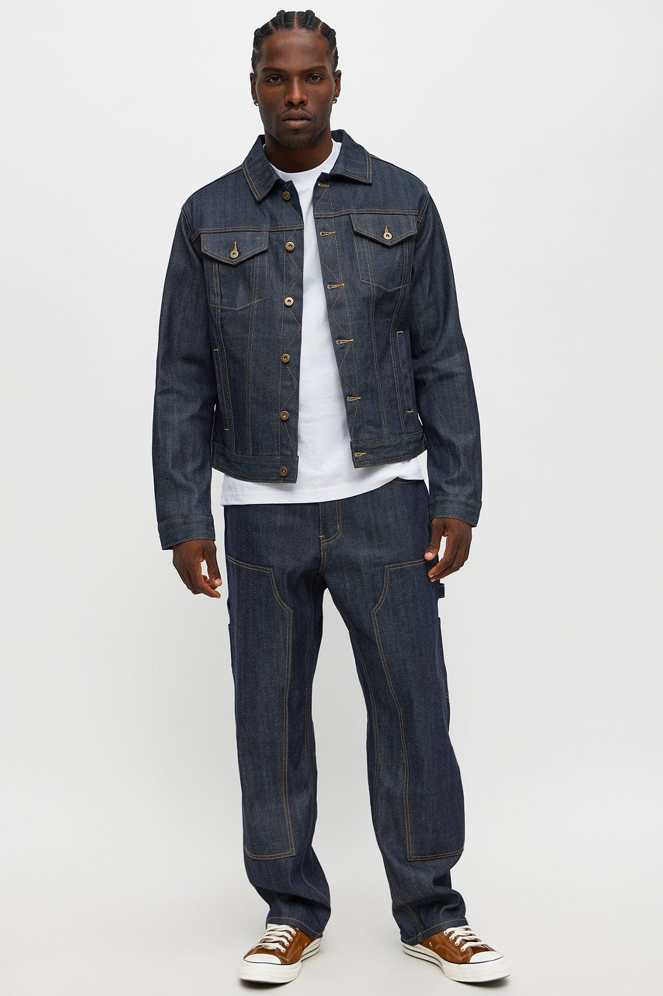 Raw Selvedge Denim Jacket - Indigo Male Product Image