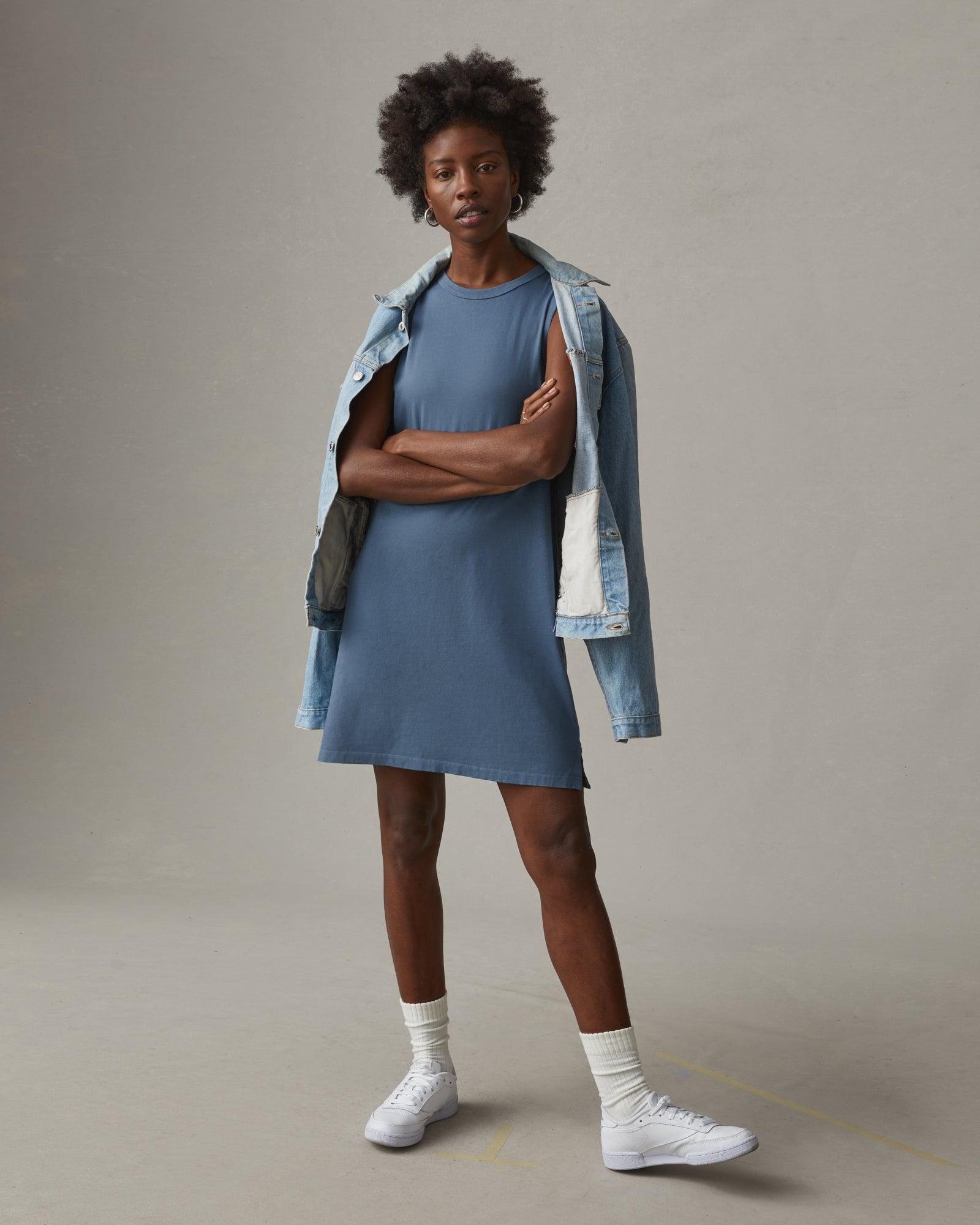 Women's Muscle Tee Dress - Bluefin Female Product Image