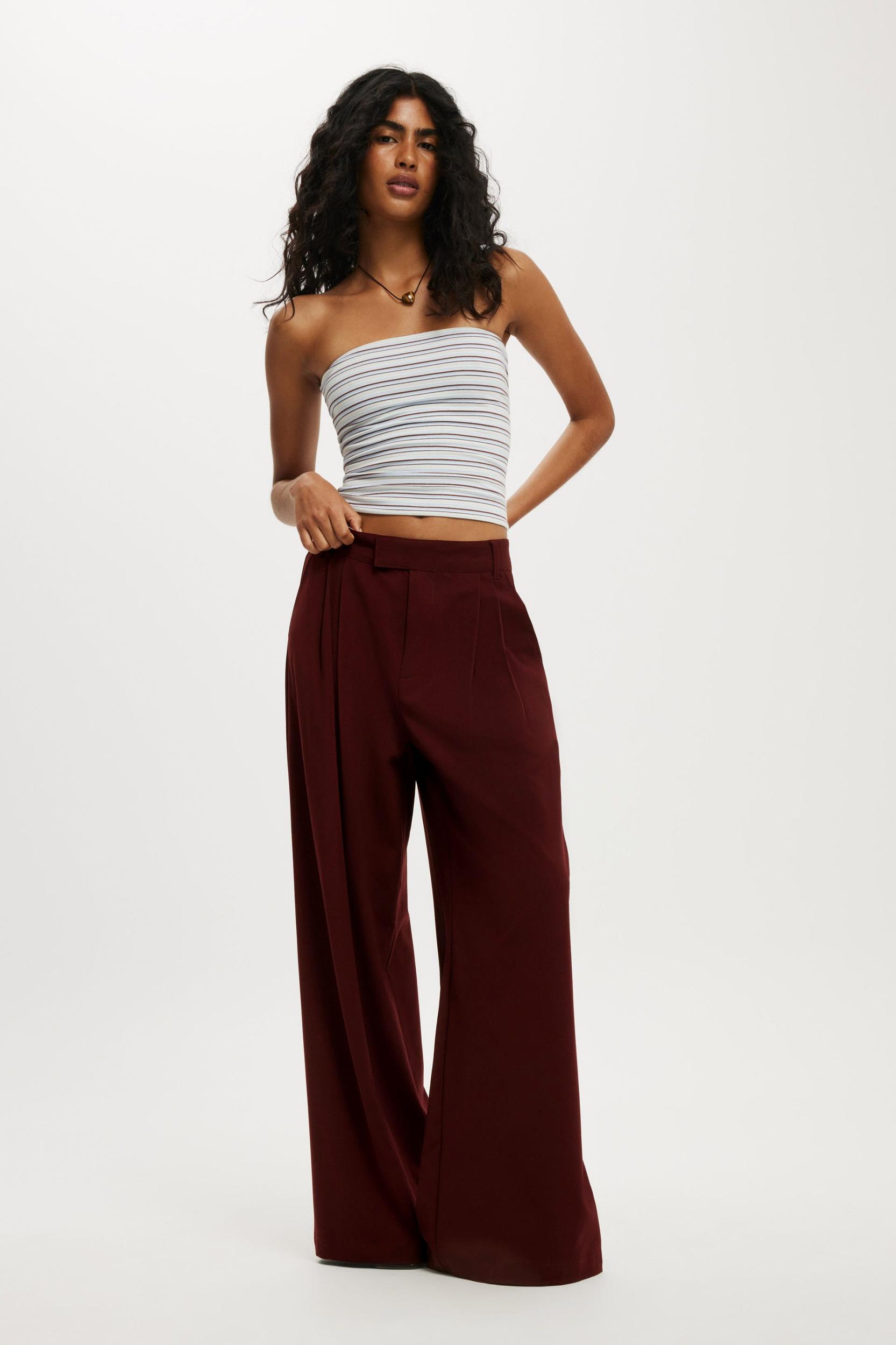 Izzy Pleated Suiting Pant Product Image