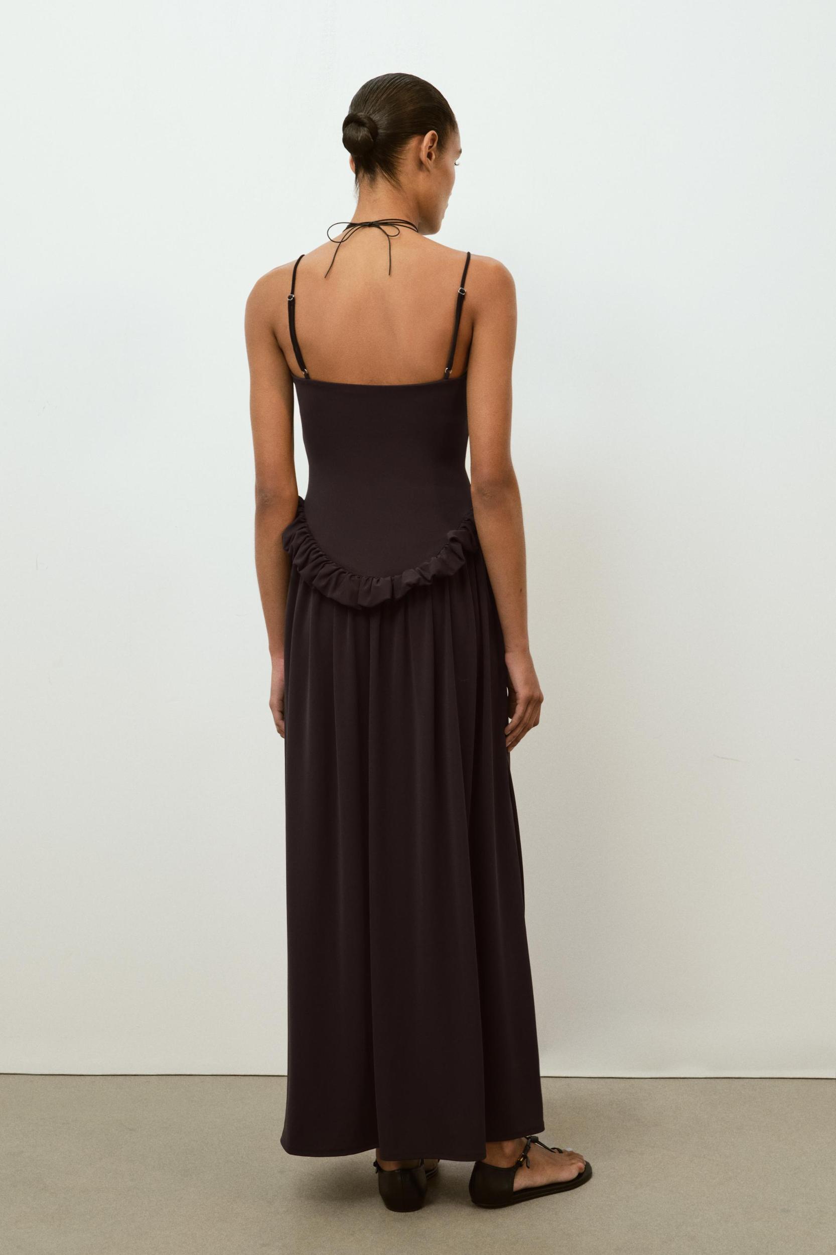 PEPLUM VOLUME DRESS Product Image