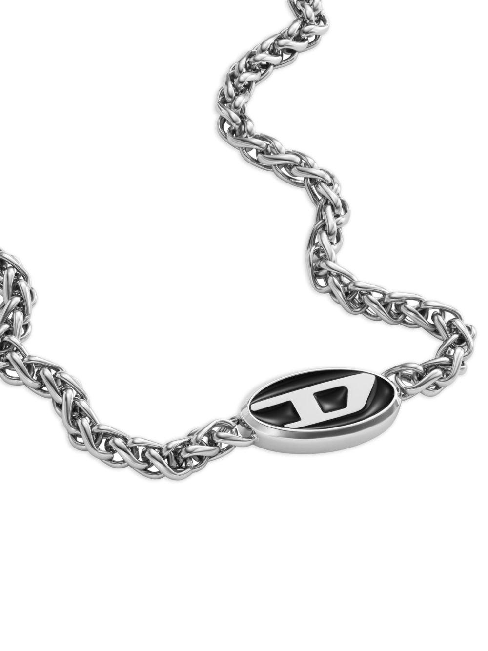 logo-pendant chain necklace Product Image