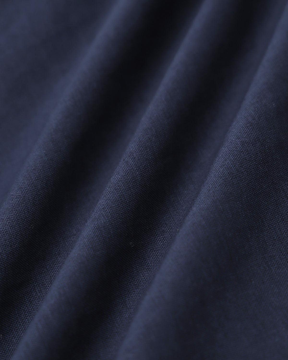 Navy Pocket Short Sleeve Midi Dress Product Image