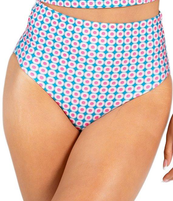 Janela Bay Sunburst Seamless High Waist Swim Bottom Product Image