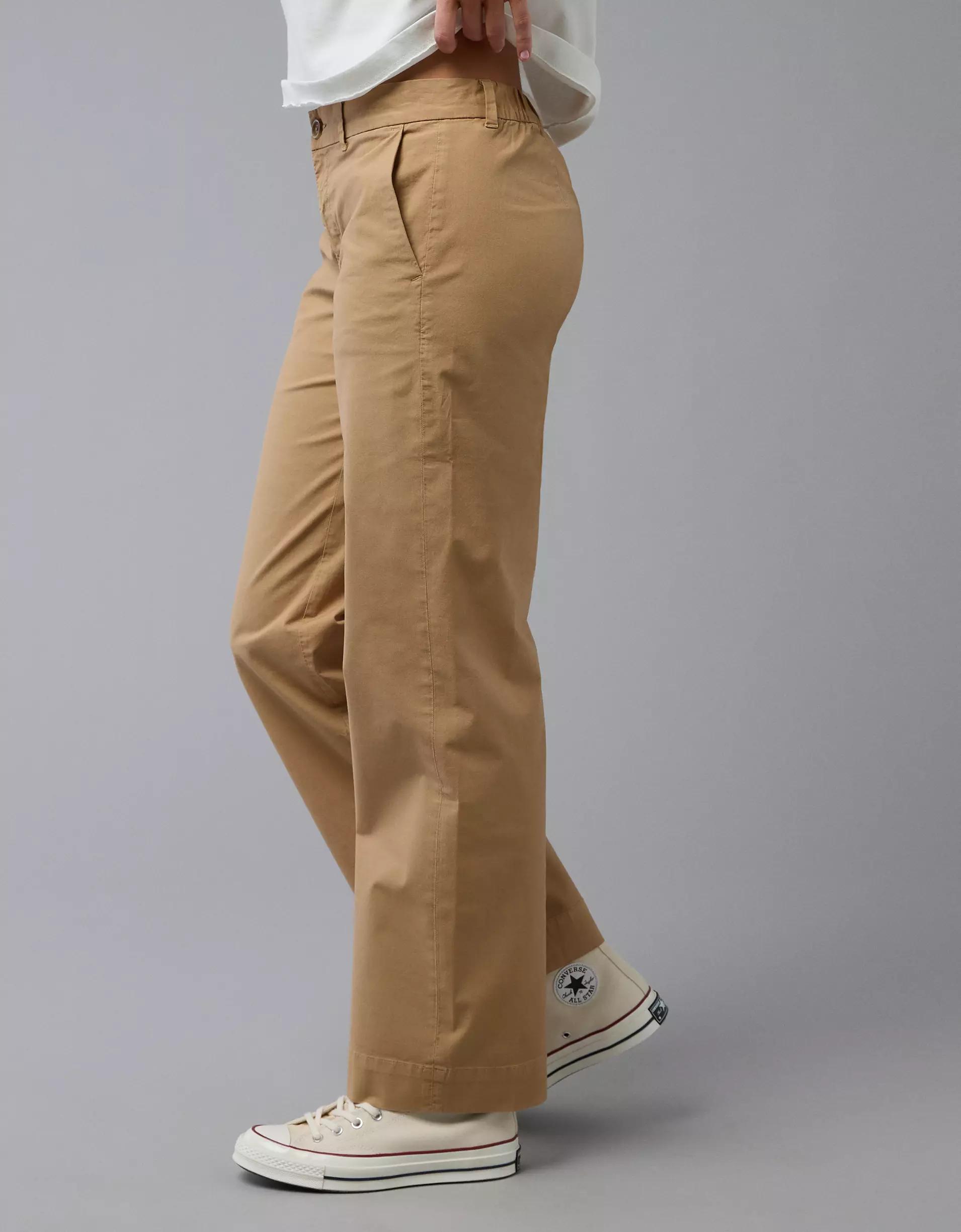 AE Stretch Stovepipe Khaki Pant Product Image