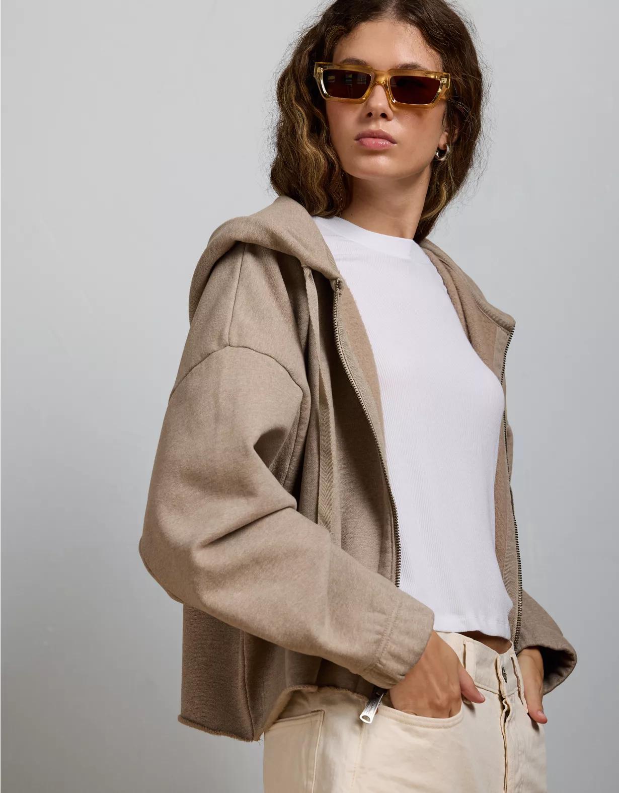 AE77 Premium Zip-Up Hoodie Product Image