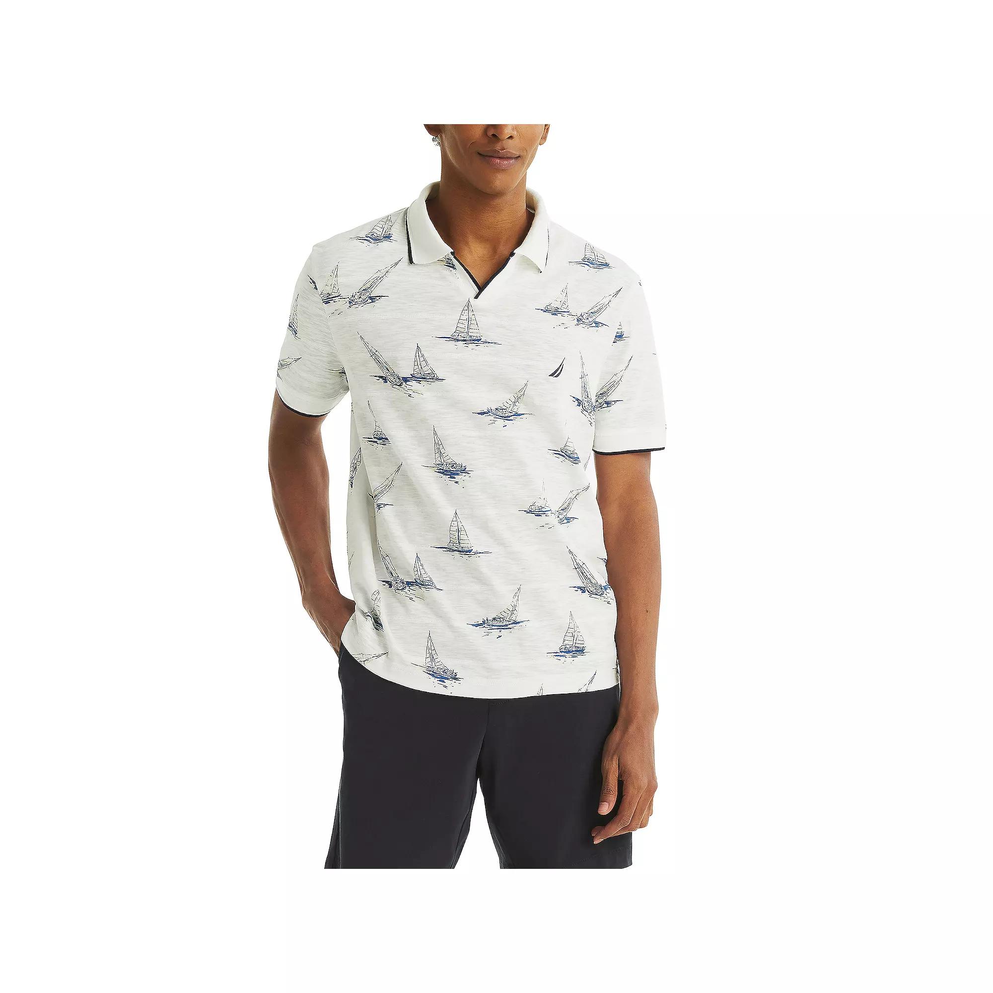 Men's Nautica Classic Fit Printed Polo,  Product Image
