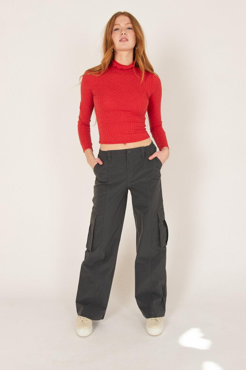 Wide Leg Cargo Pants Product Image