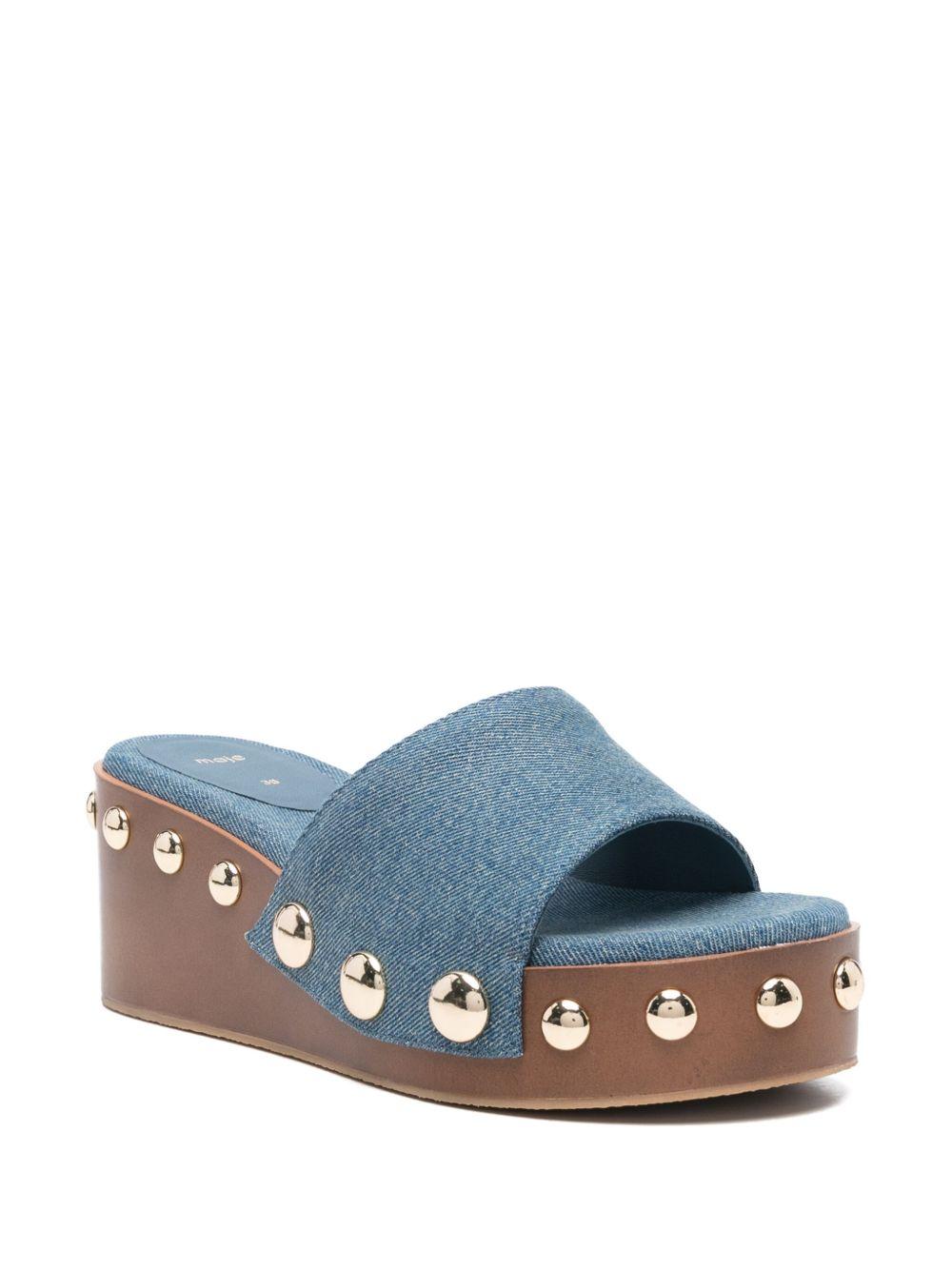 65mm denim sandals  Product Image