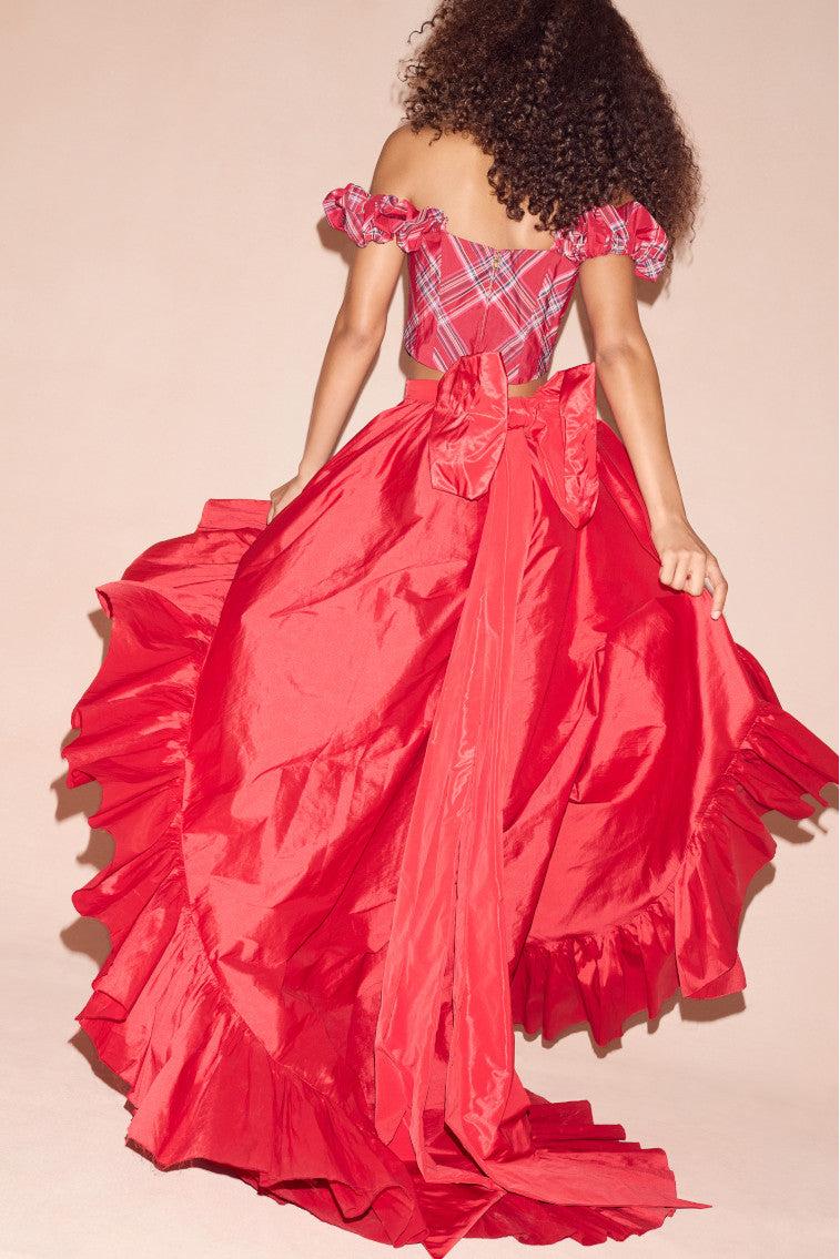 Maryjane Tartan Bustier Top Product Image