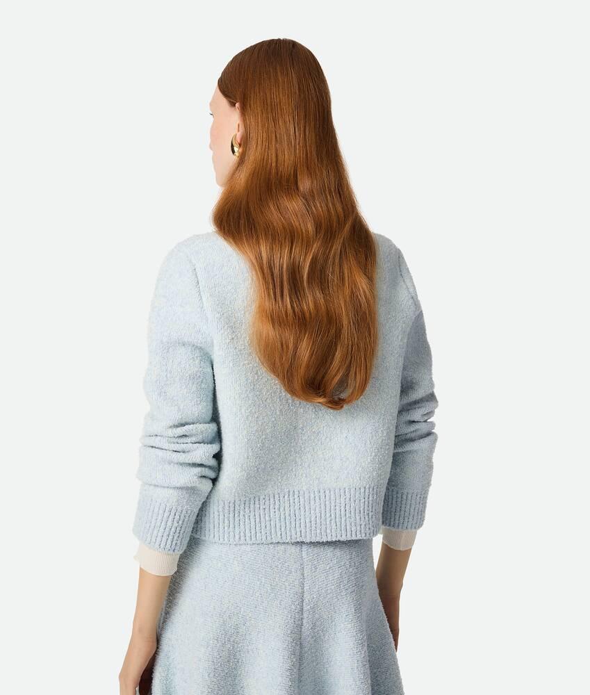 Women's Wool Boucle Cardigan in Bubble Product Image