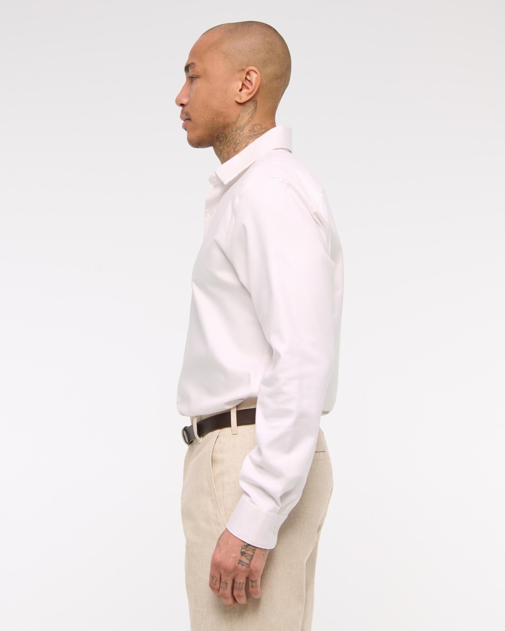 The A&F Collins Slim Suiting Shirt Product Image