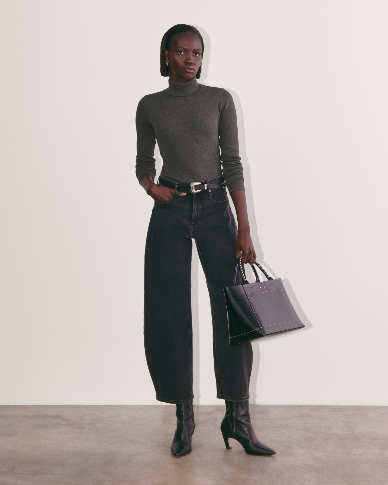 Womens Luxe Rib Turtleneck Sweater by Everlane Product Image