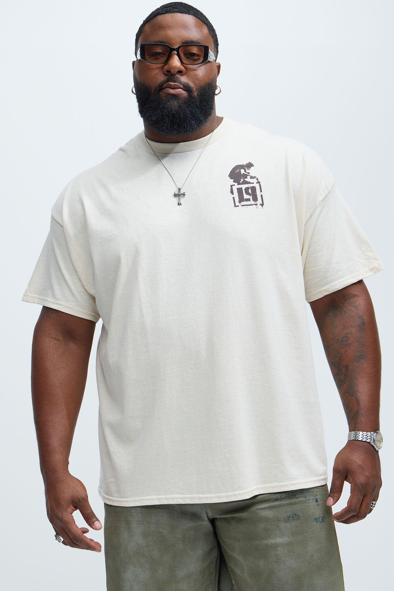 Linkin Park Meteora Track List Oversized Short Sleeve Tee - Off White Product Image