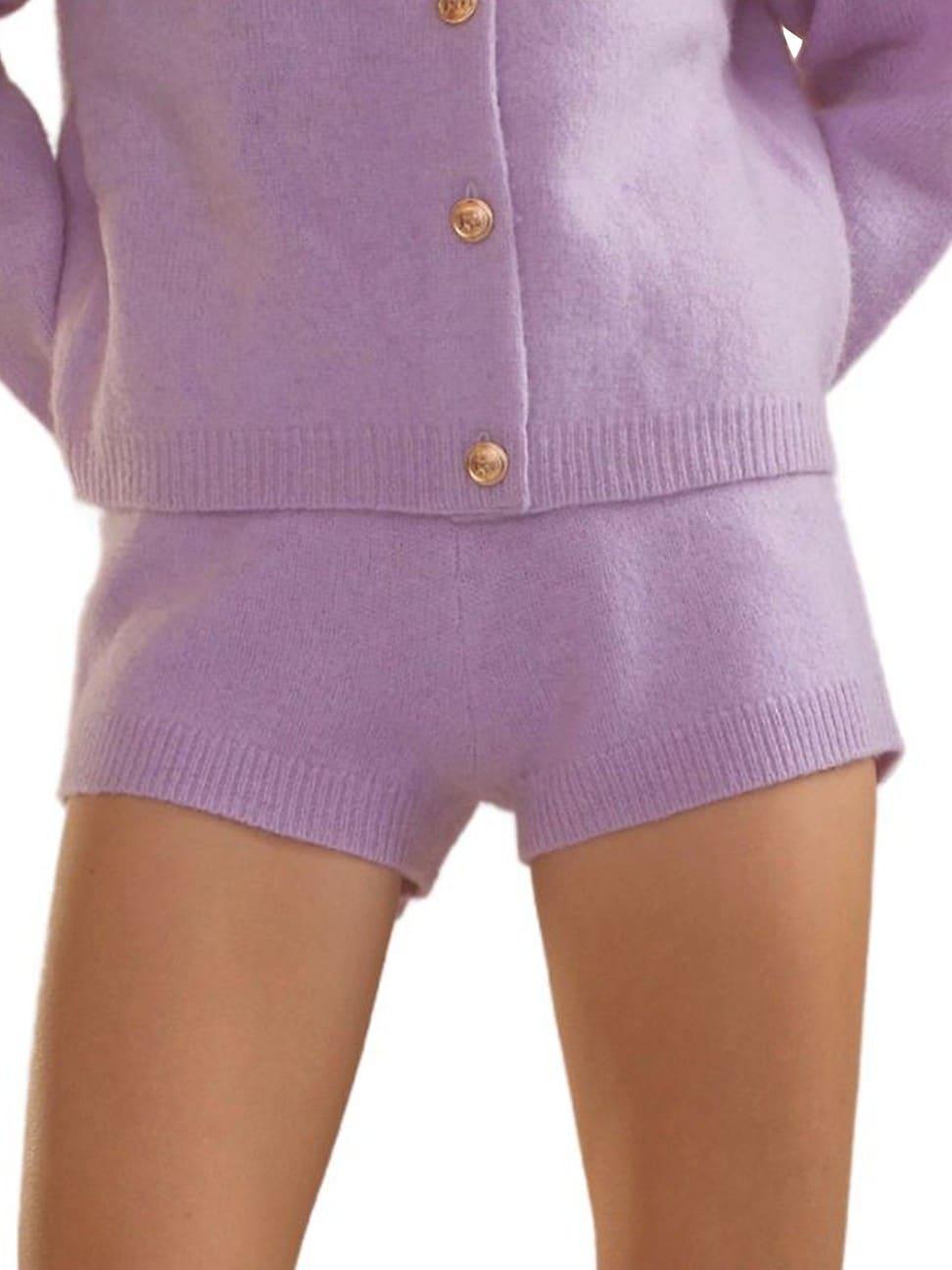 Womens Wool Knit Shorts Product Image