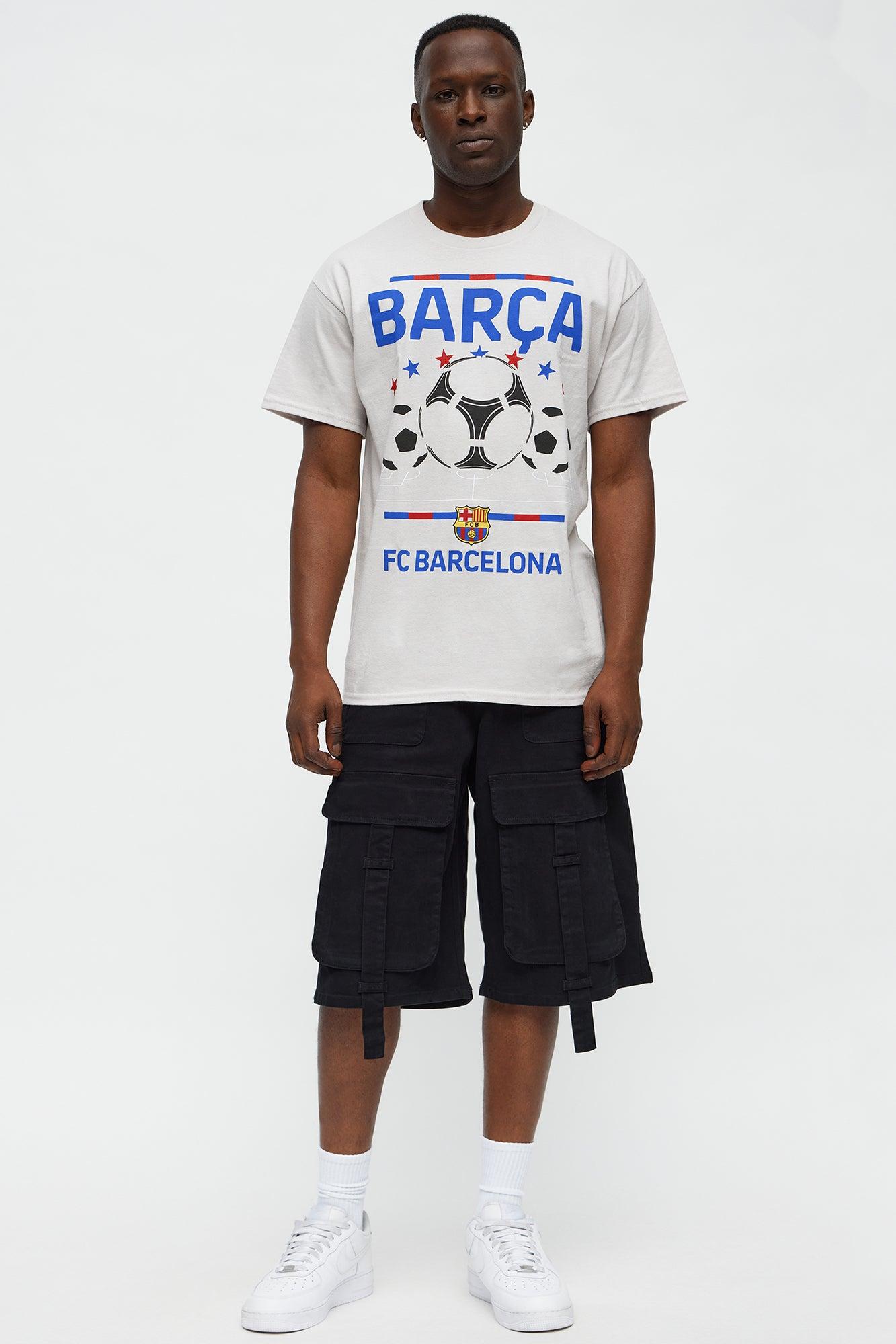 Baggy Oversized Pocket Cargo Shorts - Black Male Product Image