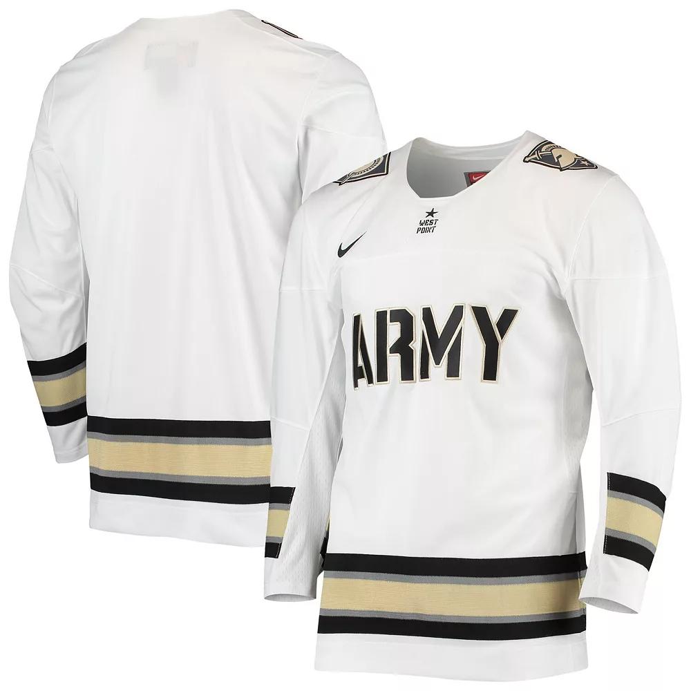 Men's Nike White Army Black Knights Replica Hockey Jersey,  Product Image