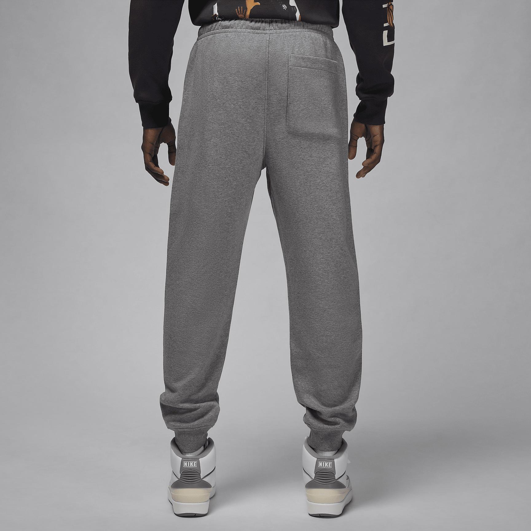 Jordan Mens Jordan Brooklyn Fleece Pants - Mens White/Desert Bronze Product Image