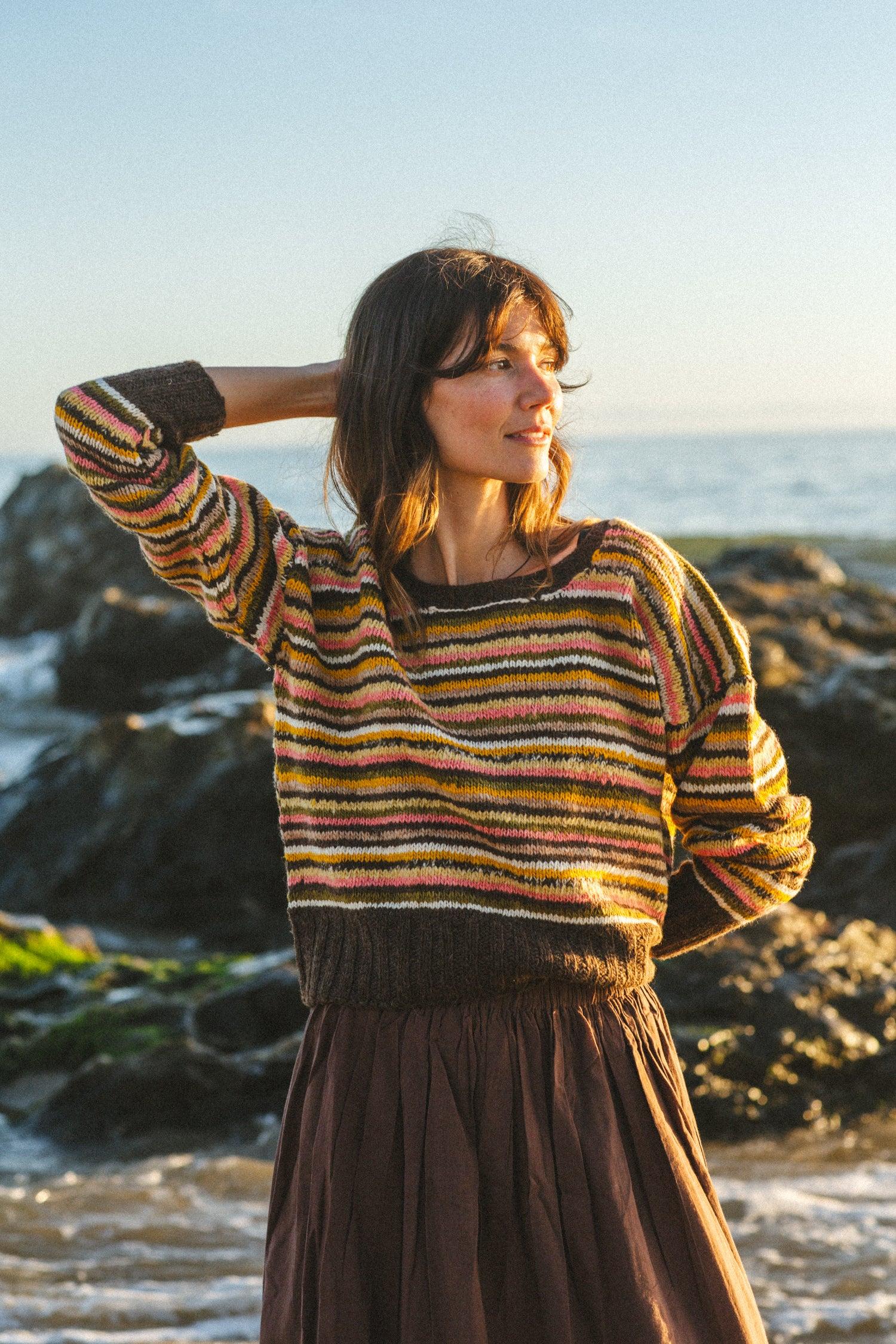 The Candy Striped Sweater Product Image