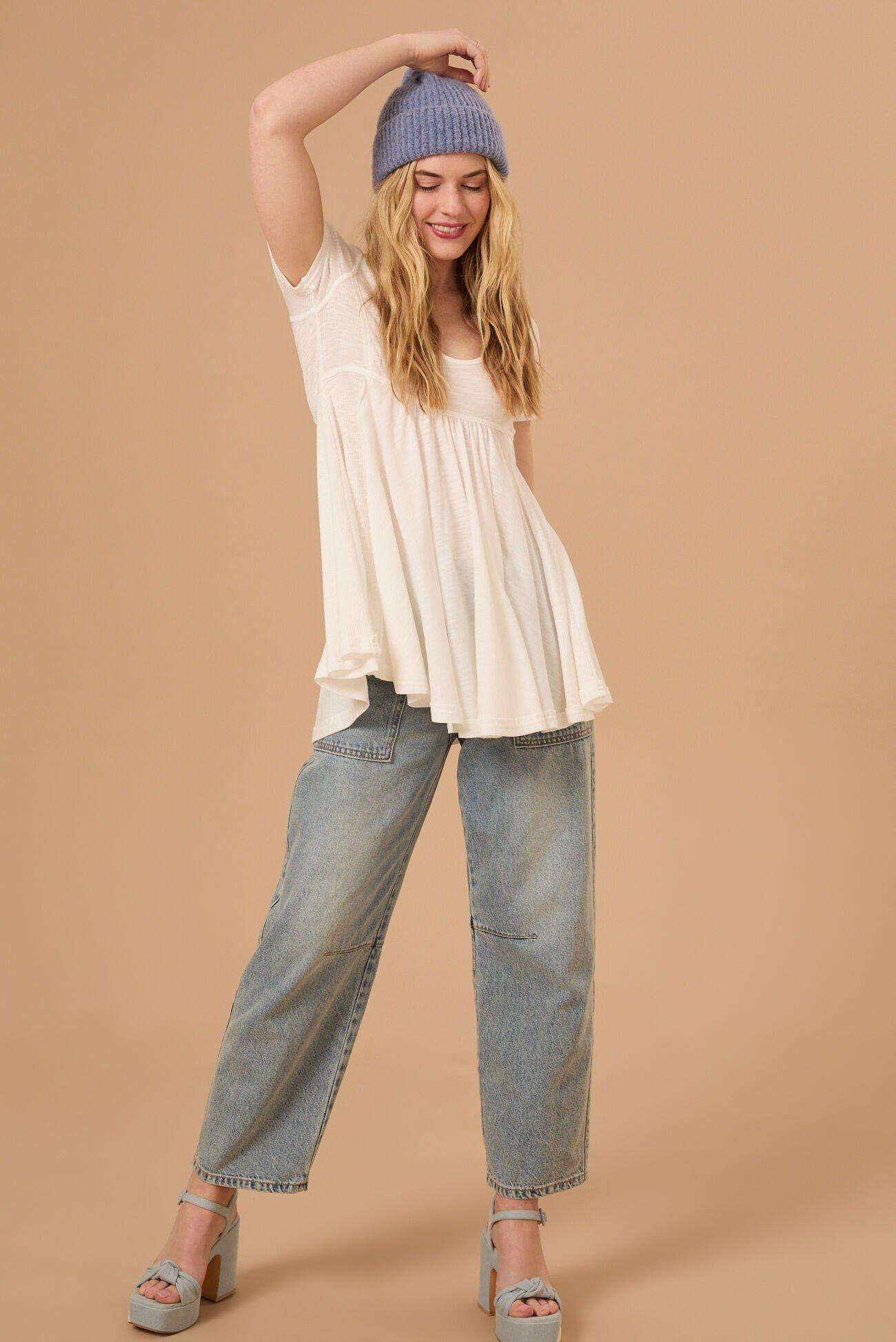 Andi Babydoll Tunic Top Product Image