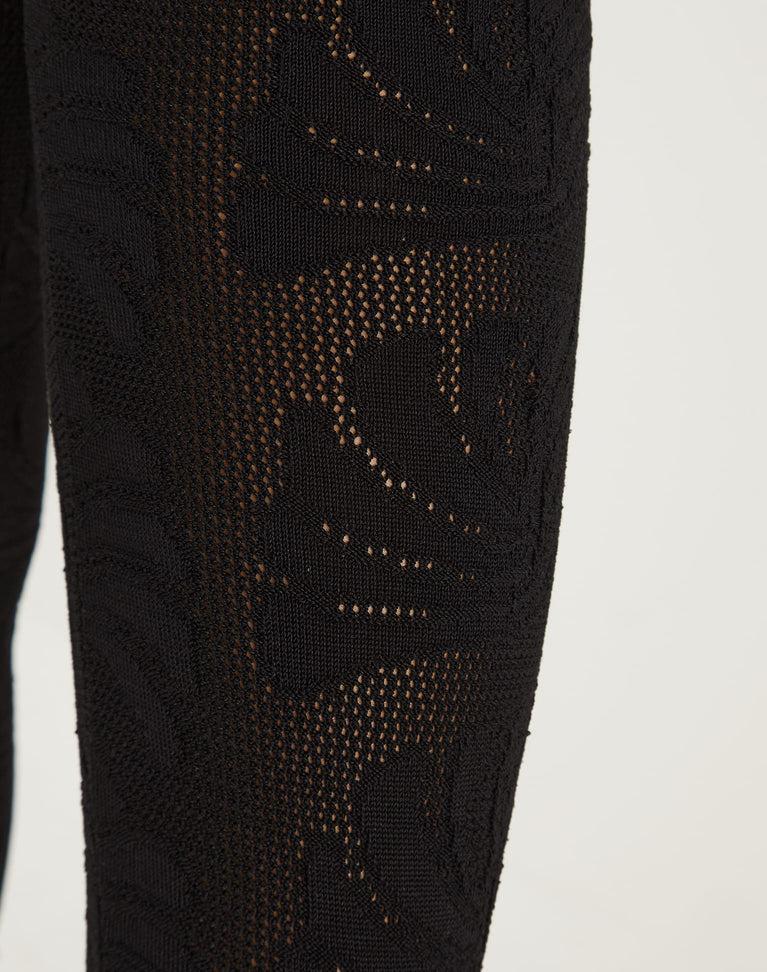 Knit Marina Catsuit - Black Product Image