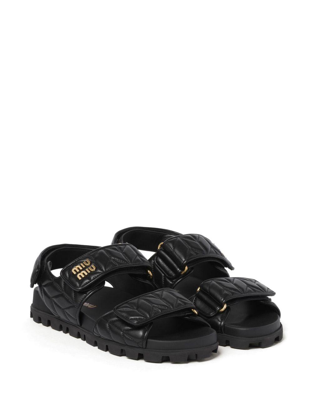 matelassé leather sandals Product Image