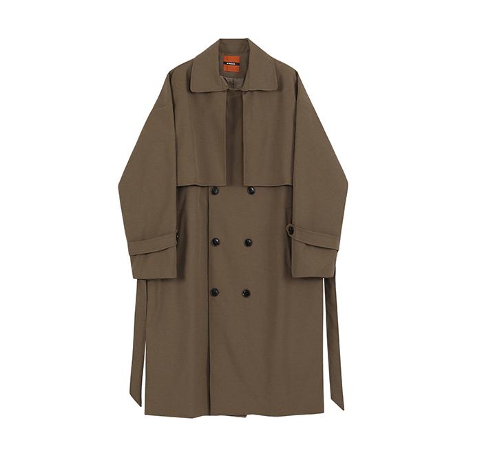 RT No. 1139 LONG TRENCH COAT Product Image