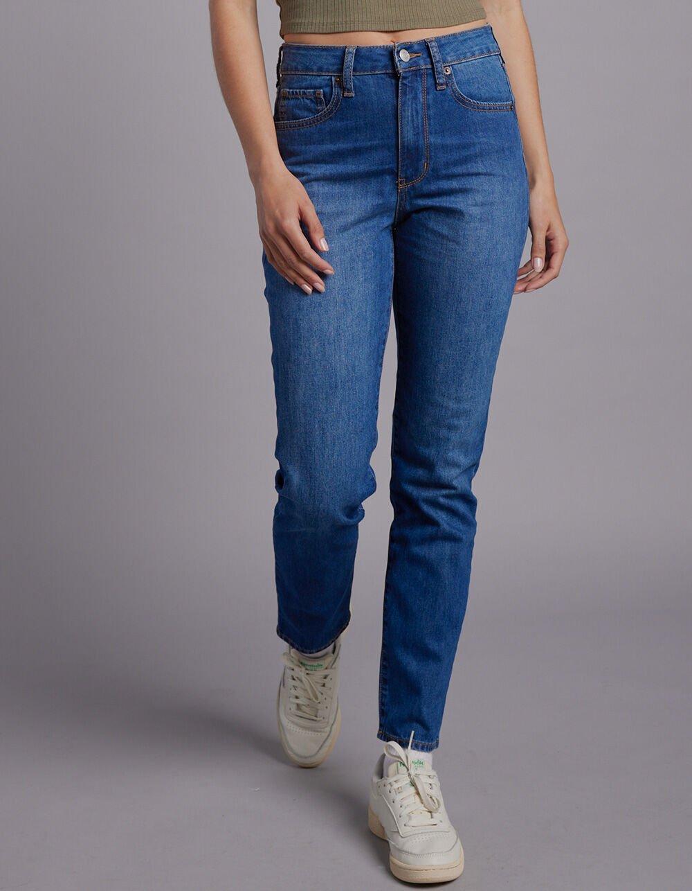 RSQ Womens Vintage Mom Jeans - Dark Wash Product Image