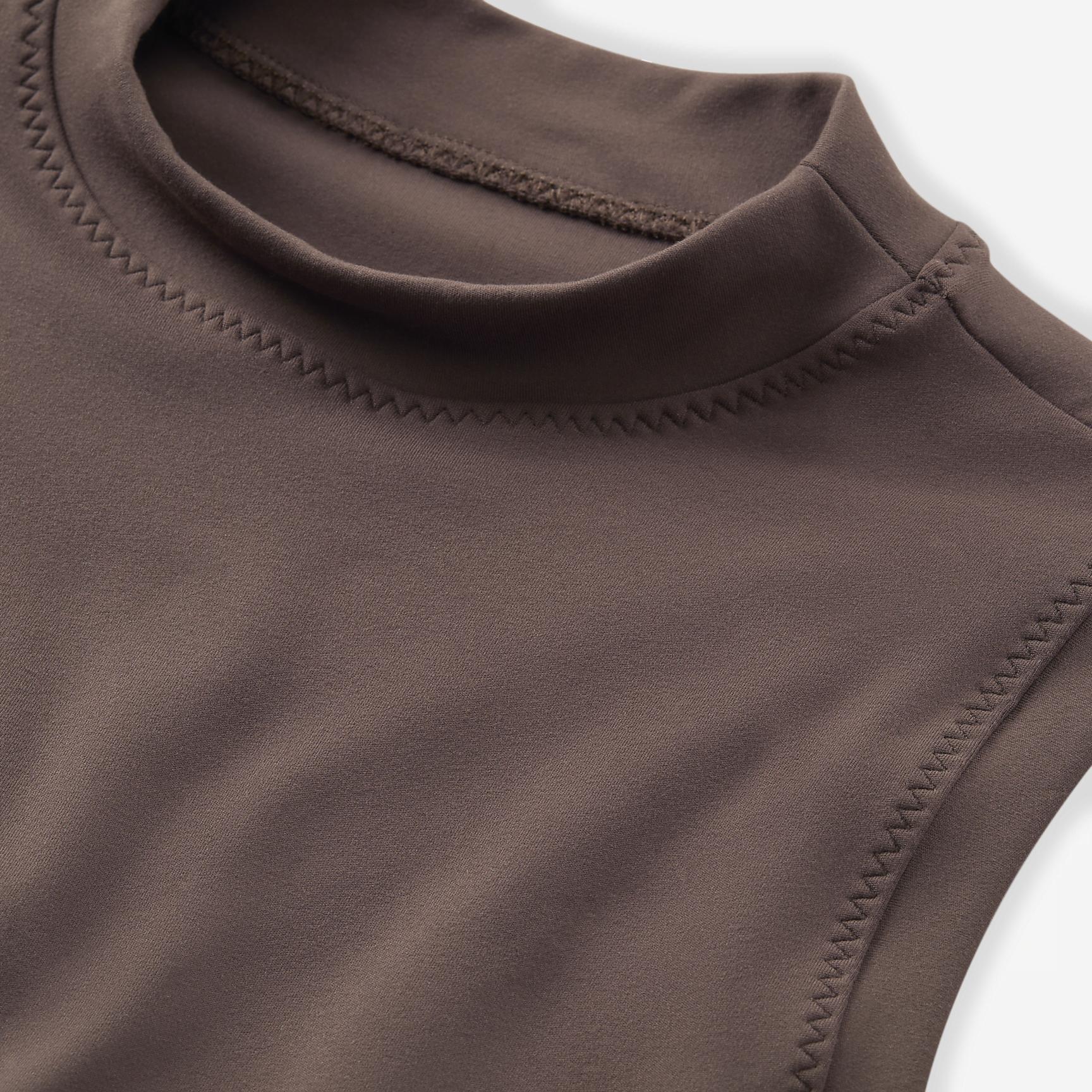 Nike One Fitted Women's Dri-FIT Mock-Neck Cropped Tank Top Product Image