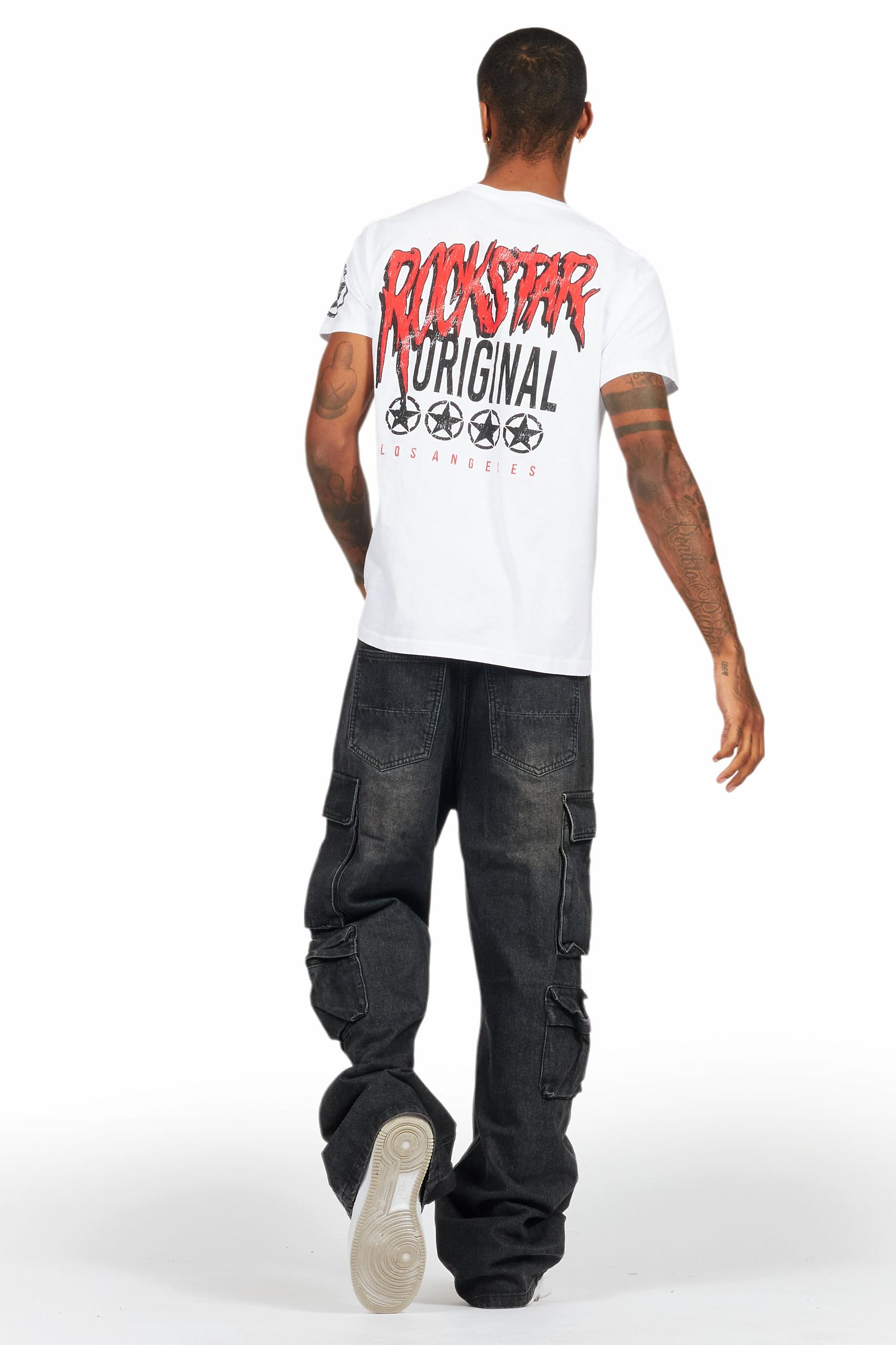 Wizzurd White Graphic T-Shirt Male Product Image