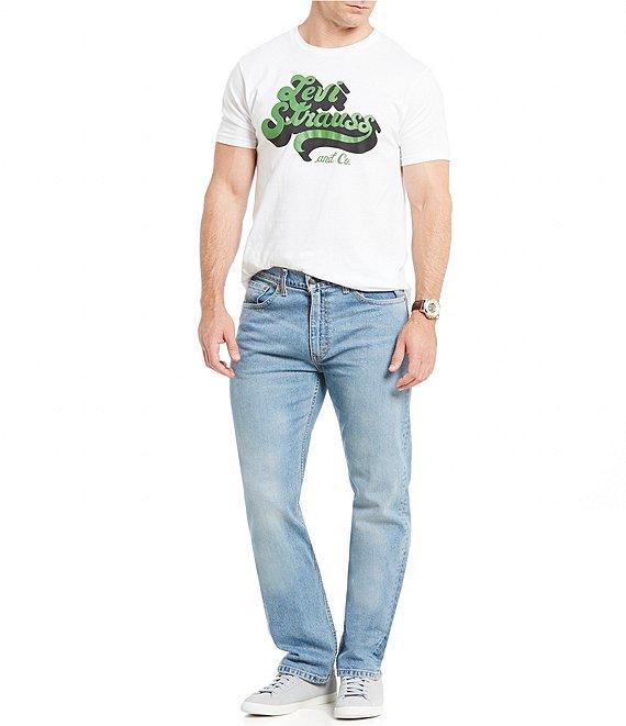 Levi's® 505 Stretch Straight Regular Fit Jeans Product Image