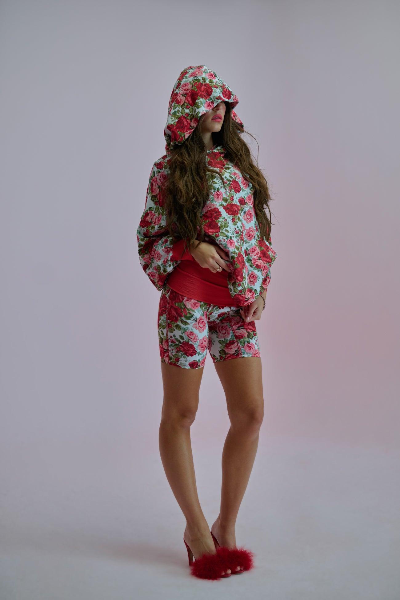 Roses Are Red Pillow Short Set Product Image