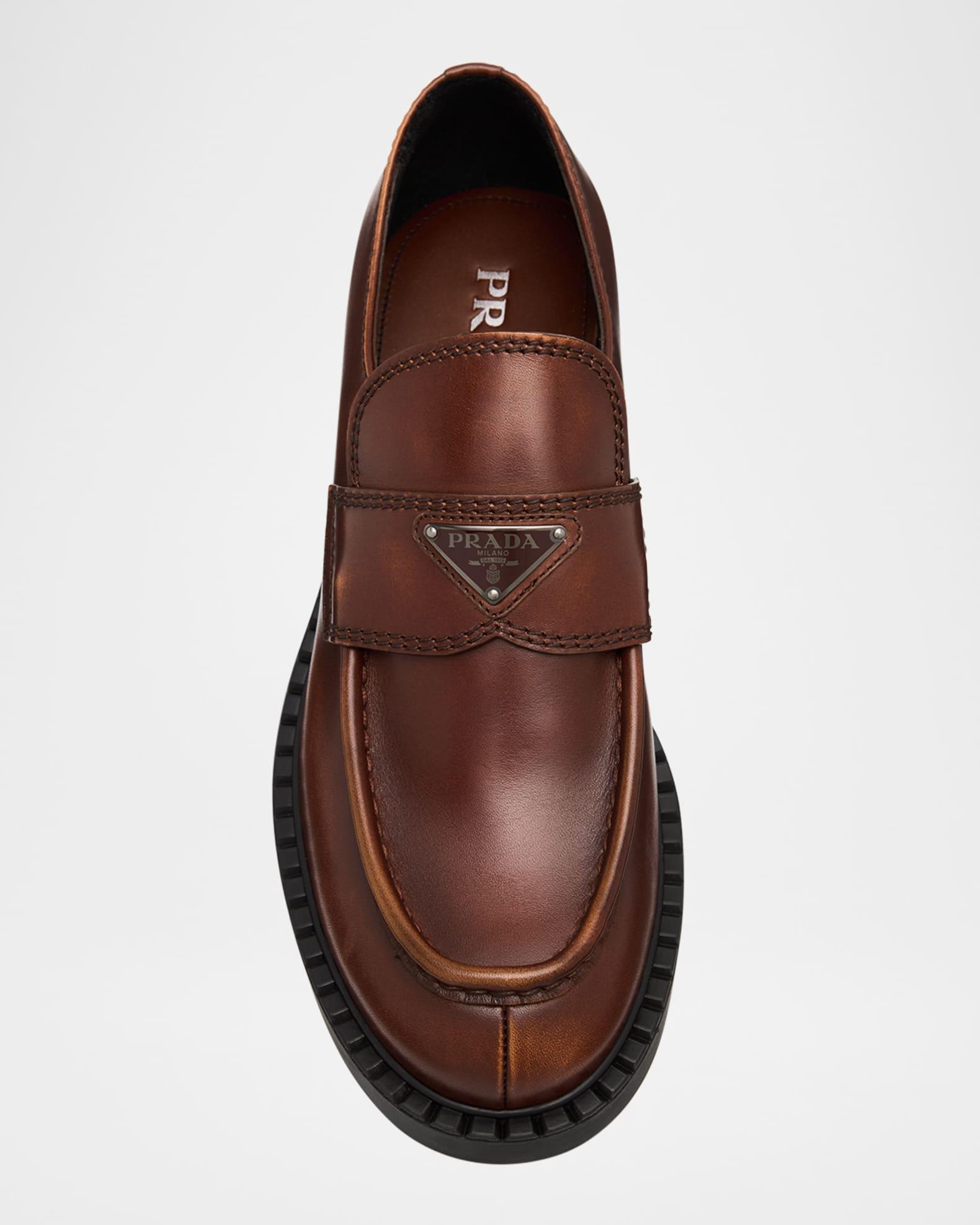 Men's Fume Leather Loafers Product Image