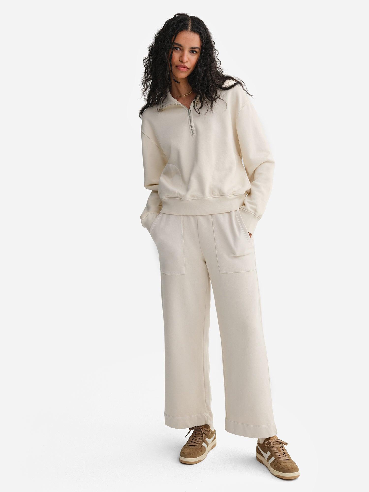 Organic Fleece Wide Leg Pant Female Product Image