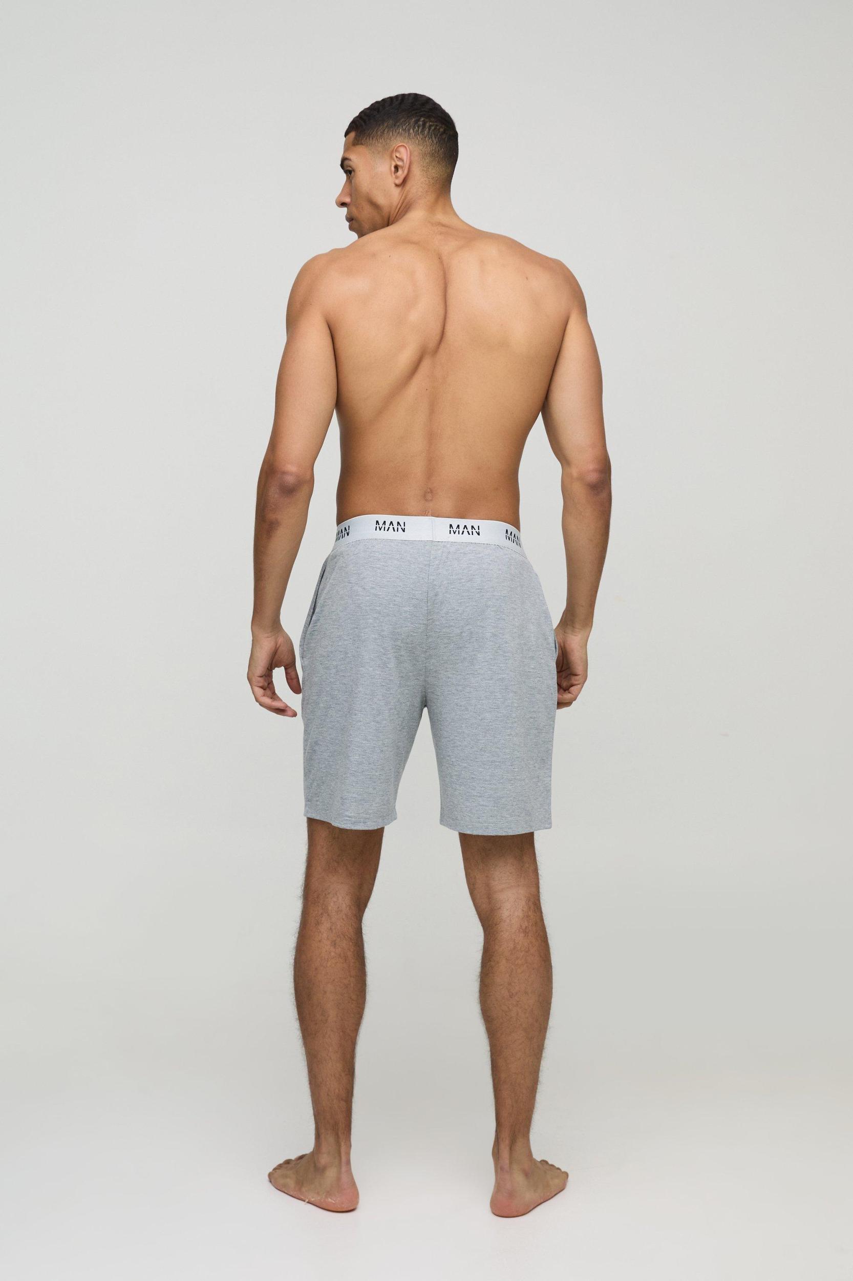 2 Pack Man Loungewear Shorts | boohooMAN USA Product Image