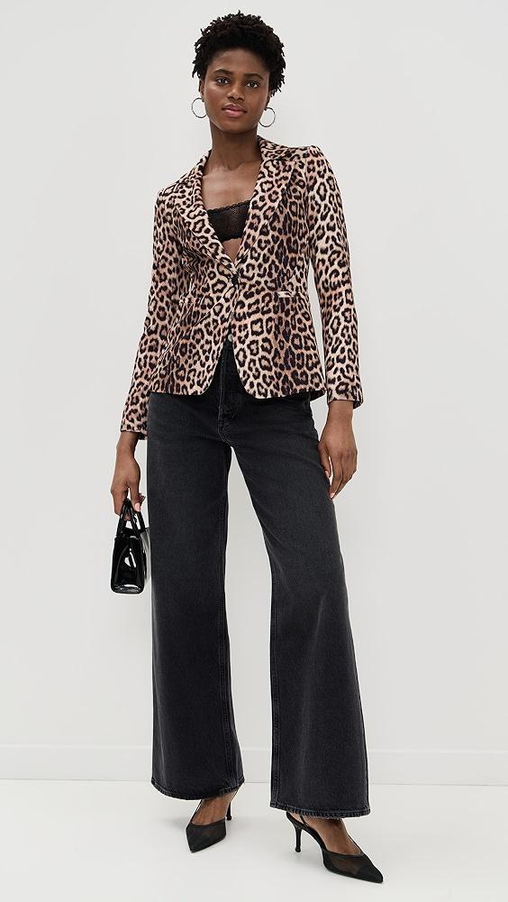 alice + olivia Macey Fitted Notch Collar Blazer | Shopbop Product Image