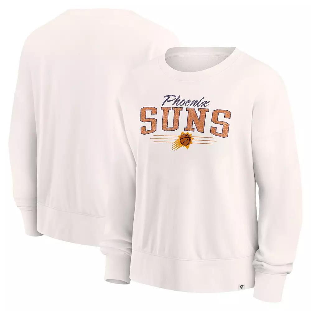 Women's Fanatics Branded Cream Phoenix Suns Close the Game Pullover Sweatshirt,  Product Image