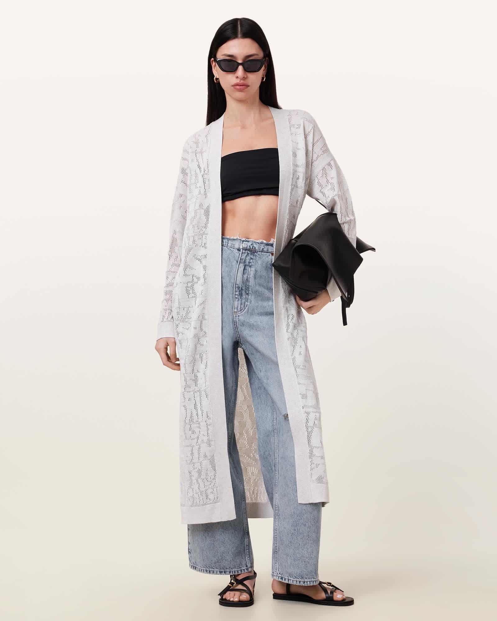 Kaito Open Knit Cardigan Product Image