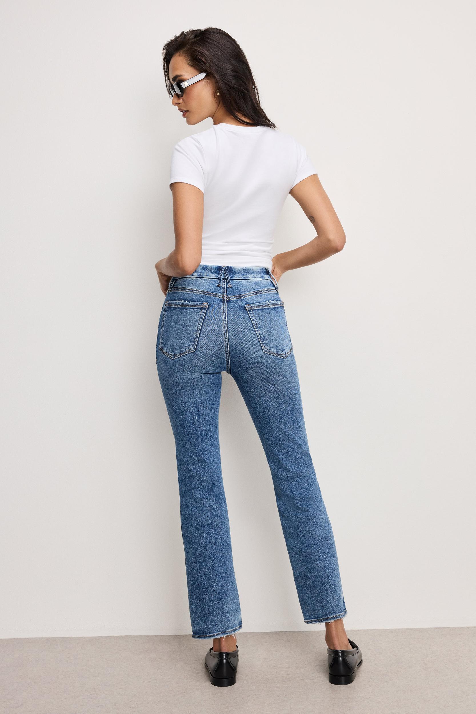 ALWAYS FITS GOOD CURVE STRAIGHT JEANS | INDIGO946 Product Image