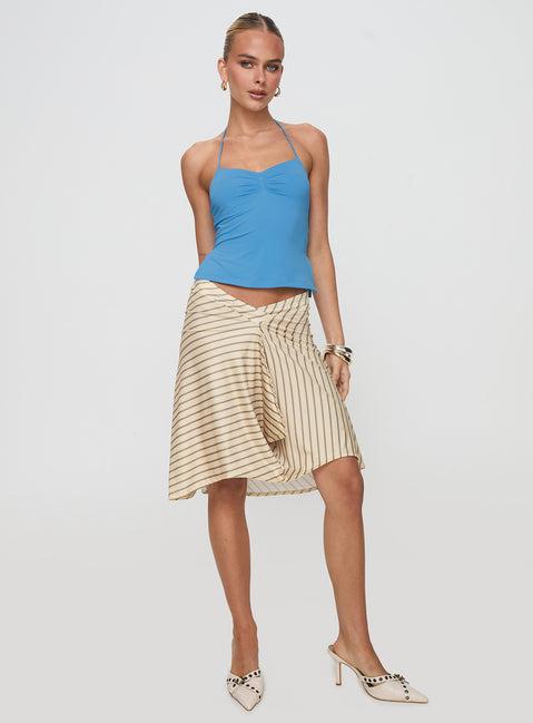 Rehna Halter Top Blue Product Image