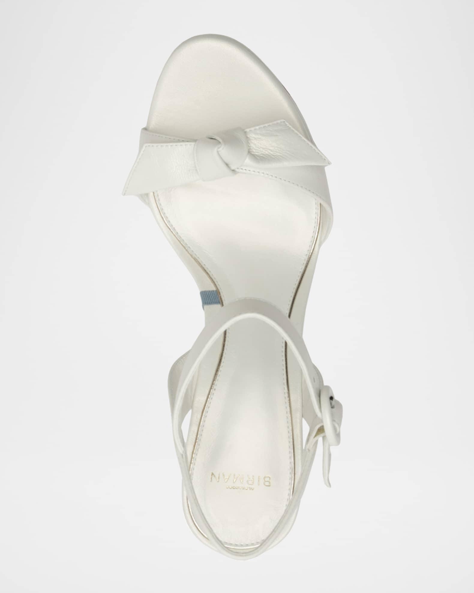 Clarita Flare Platform Bridal Sandals Product Image