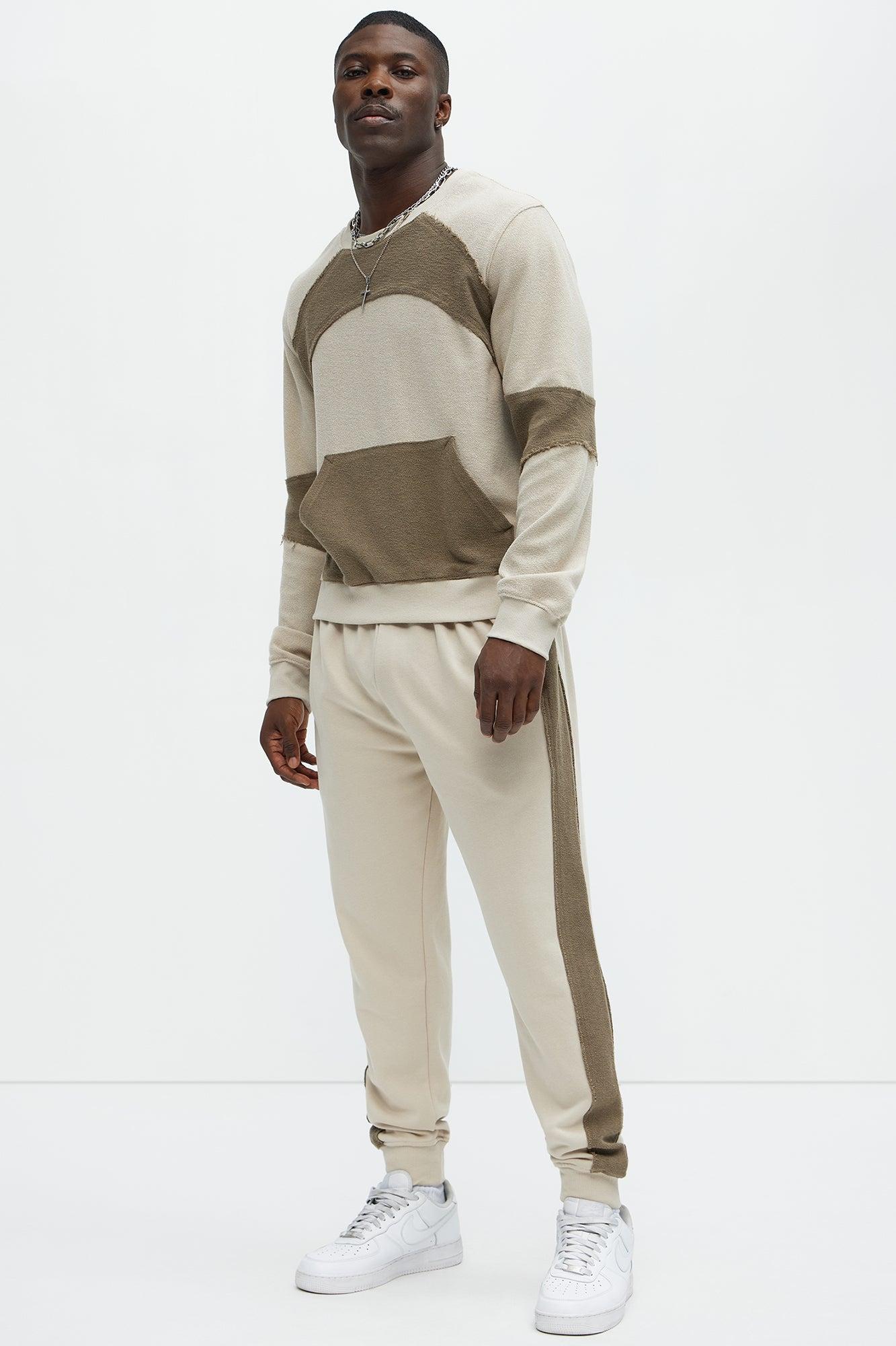 Tone Up Jogger - Stone/Combo Product Image