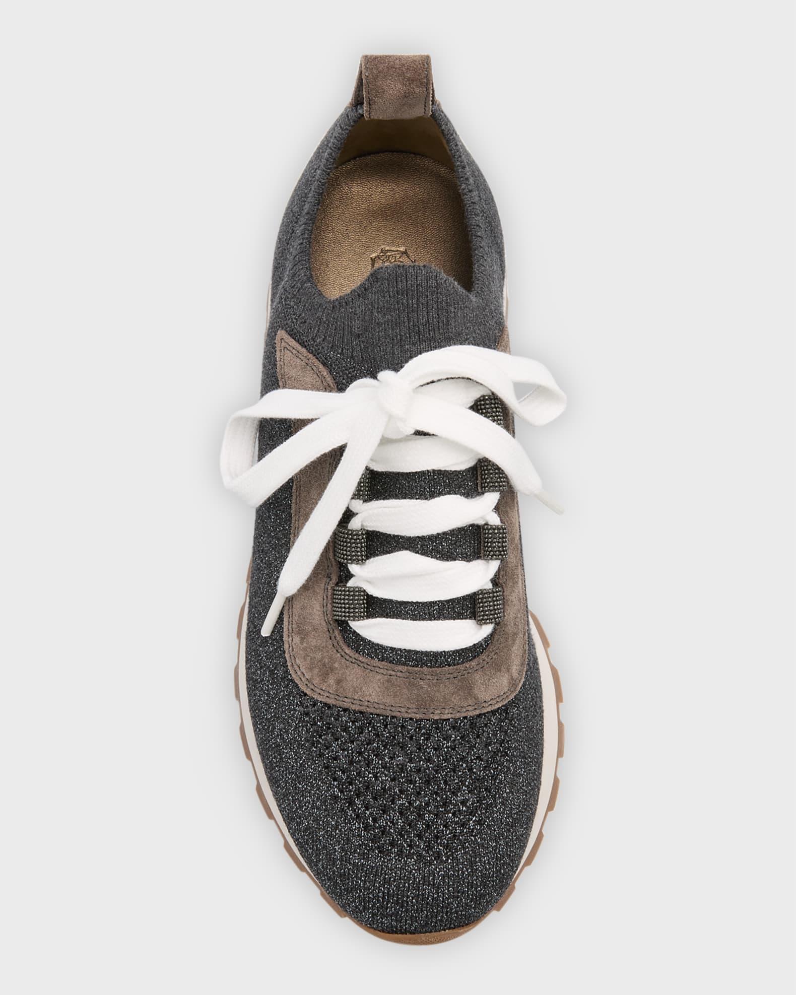 Monili Shimmer Knit Trainer Sneakers Product Image