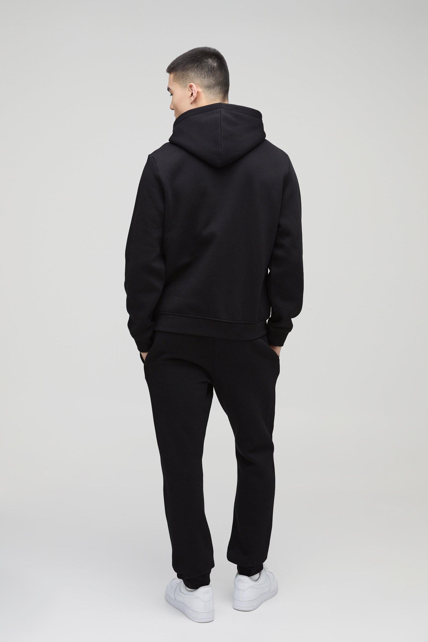 330GSM Regular Fit BM Signature Sweatpants | boohooMAN USA Product Image